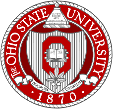 Röd logotyp för Ohio State University