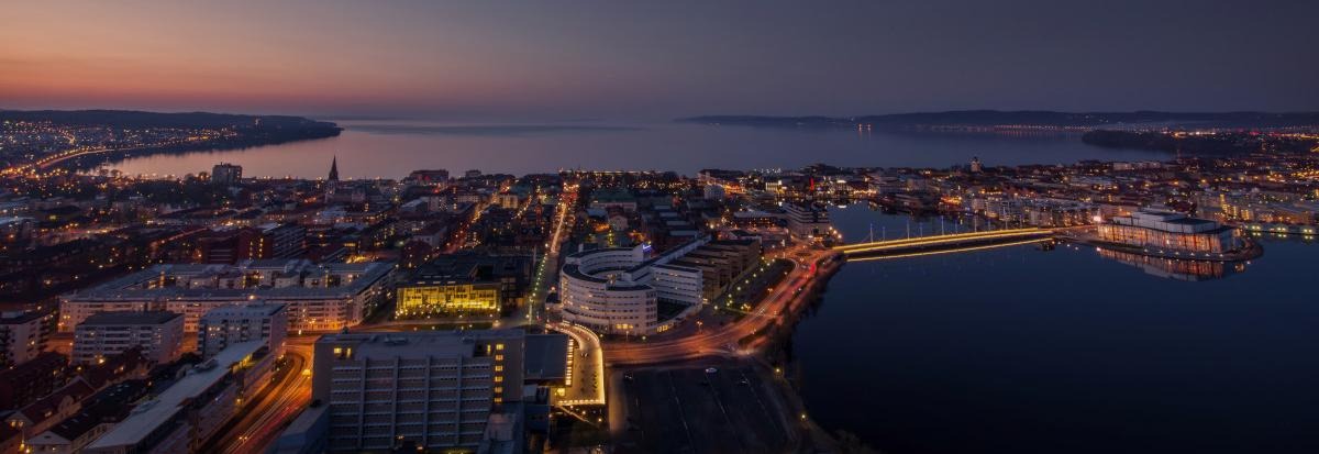 View over the city of Jönköping