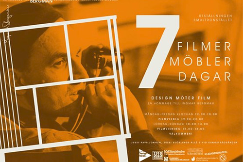 "7 filmer 7 möbler 7 dagar", Ingmar Bergman with camera