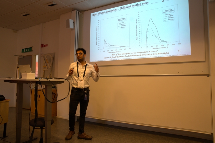 Dinesh Sundaram en av lärarna på JTHs gjutkurs