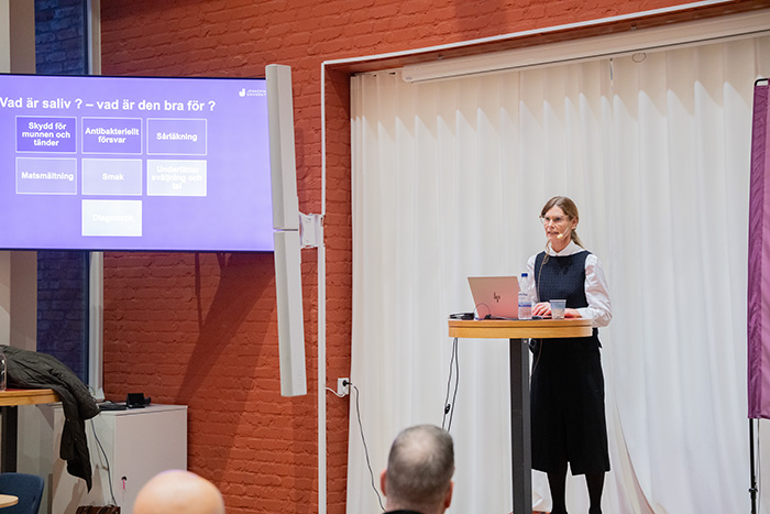 Malin Stensson på scenen