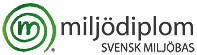 Text: Miljödiplom Svensk miljöbas