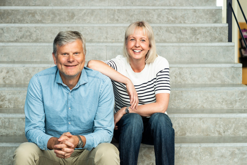 Charlotta Mellander, professor i nationalekonomi på Jönköping International Business School (JIBS), och Emil Danielsson, vd för Klimator.