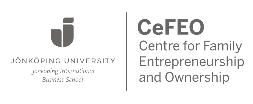 Jönköping University, Jönköping International Business School, CeFEO, Centre for family entrepreneurship and ownership, logo